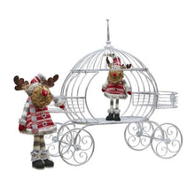 Load image into Gallery viewer, 125cm Silver Metal Display Carriage