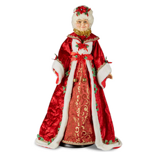 Load image into Gallery viewer, 82cm Traditional Limited Edition Lucinda Eldin Mrs Claus with Stand