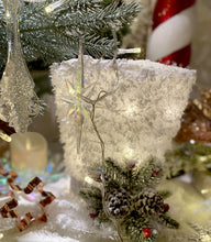 Load image into Gallery viewer, 28cmH Snowy LED Christmas Hat Topper