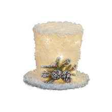 Load image into Gallery viewer, 28cmH Snowy LED Christmas Hat Topper