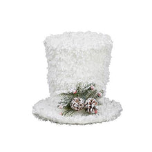 Load image into Gallery viewer, 28cmH Snowy LED Christmas Hat Topper