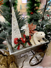 Load image into Gallery viewer, 45/30cmH White Cone LED Christmas Trees Set 2
