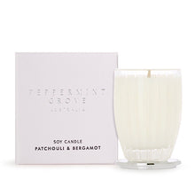 Load image into Gallery viewer, Peppermint Grove Australia  Patchouli & Bergamot Soy Candle