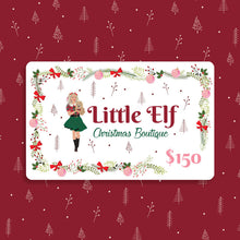 Load image into Gallery viewer, $150 Little Elf Christmas Boutique Gift Cards