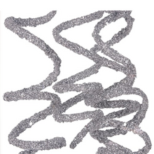 Load image into Gallery viewer, Silver glitter swirl
