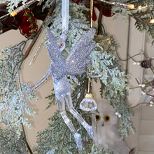 Load image into Gallery viewer, Silver Flying Fairy Tree Decoration
