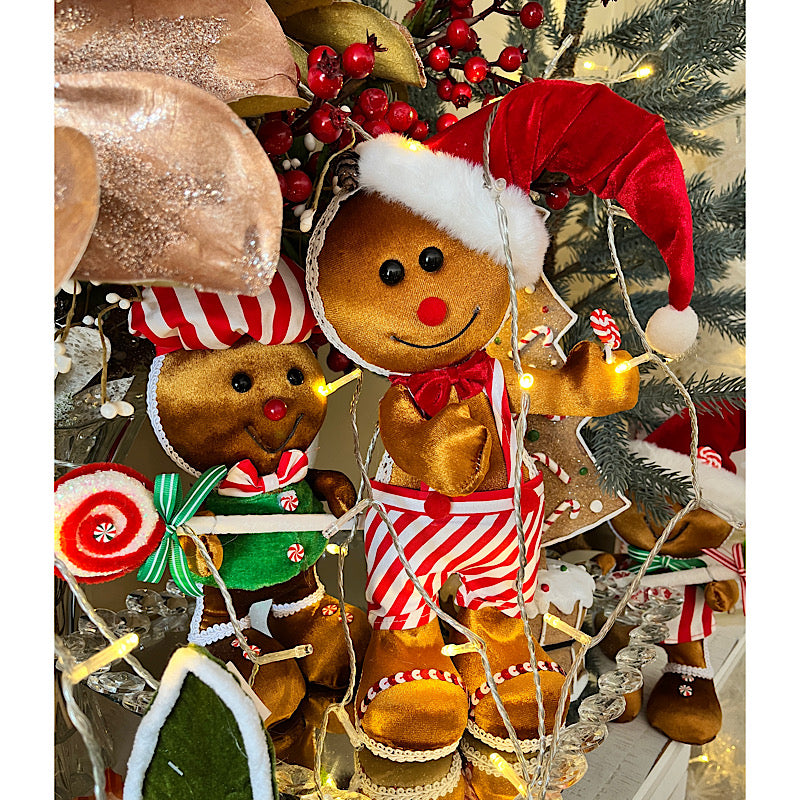 Gingerbread Boy Candy Stripe