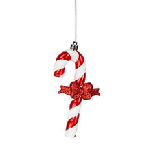 Load image into Gallery viewer, 15cmH Hanging Candy Cane Christmas Decoration
