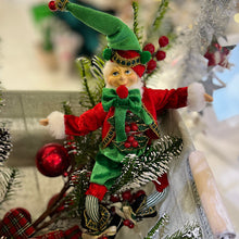 Load image into Gallery viewer, ONLINE EXCLUSIVE ONLY 30cm Candy Swirl Christmas Elf
