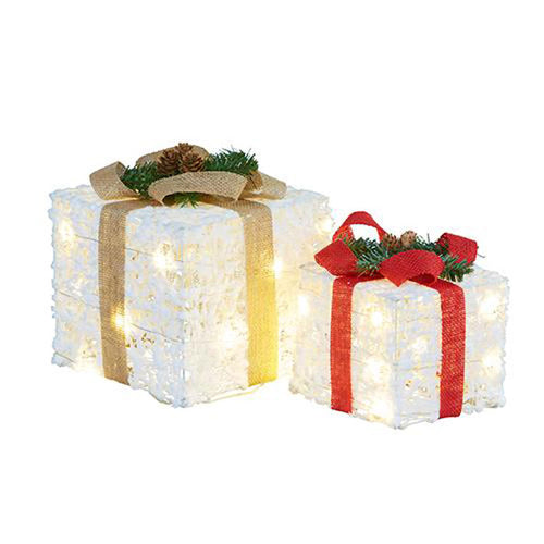 20/15cmH LED White Gift boxes