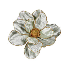 Load image into Gallery viewer, 20cmD Mint Magnolia Clip On Christmas Flower
