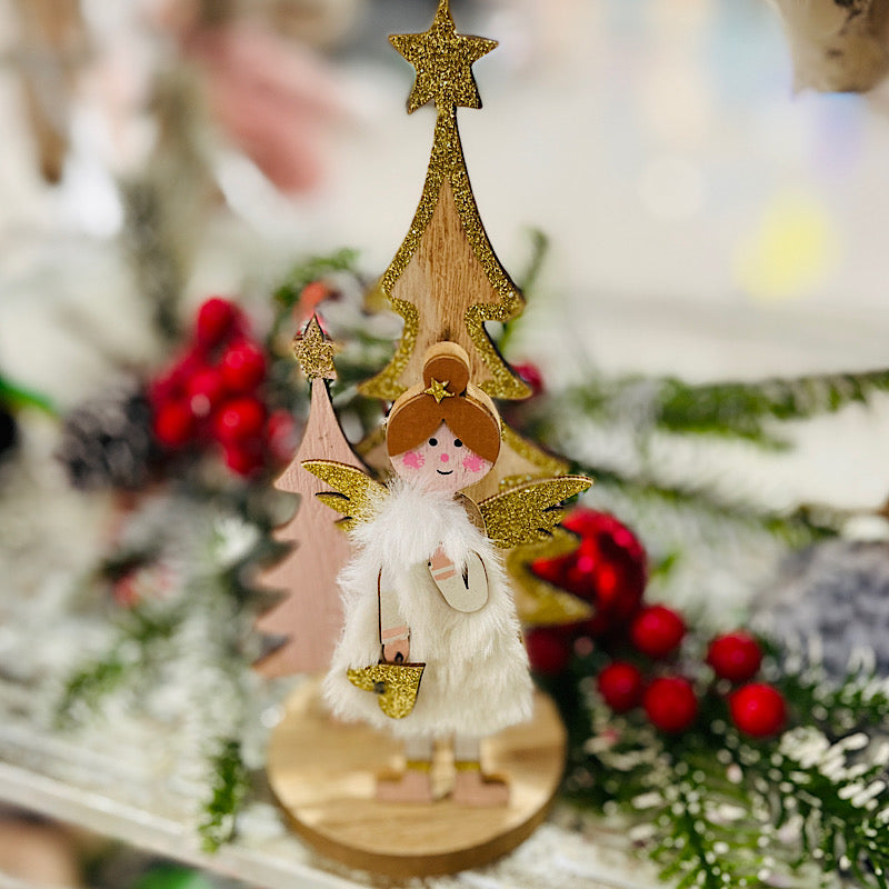 Angel Tree Decoration Wood