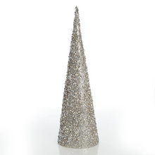 Load image into Gallery viewer, Silver or Gold Christmas  Cone Tree
