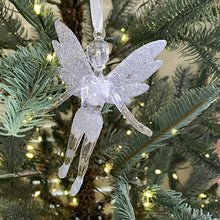 Load image into Gallery viewer, Silver Flying Fairy Tree Decoration
