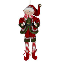 Load image into Gallery viewer, 46cmH Red/Green Christmas Elf
