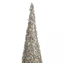 Load image into Gallery viewer, Silver or Gold Christmas  Cone Tree
