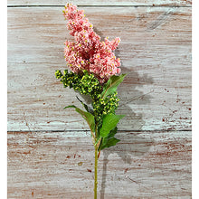 Load image into Gallery viewer, Mini Pink Berries Spray With Leaves
