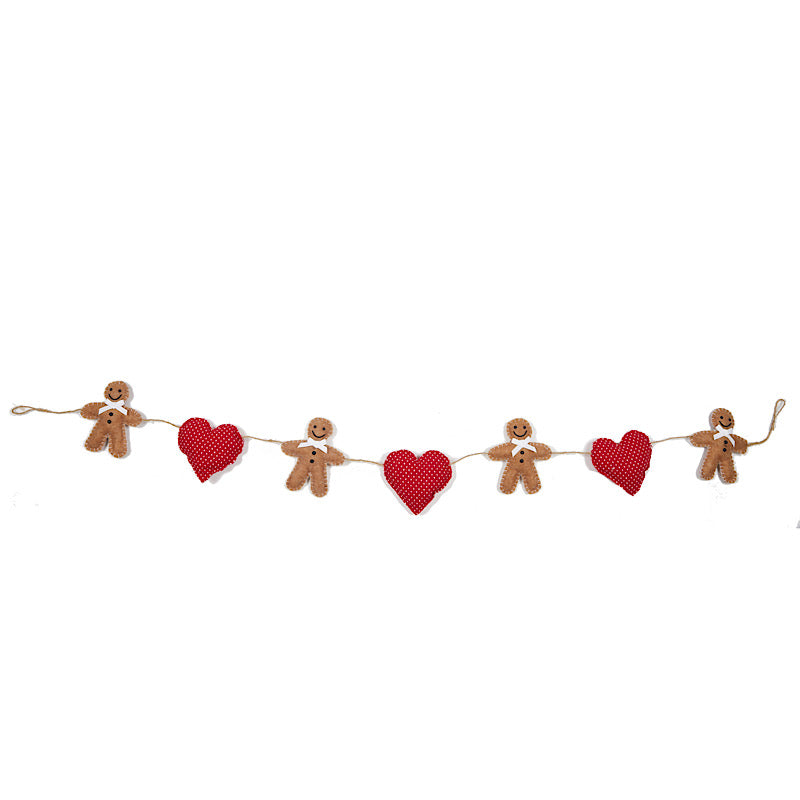 Gingerbread /Heart/ Bunting  170cm