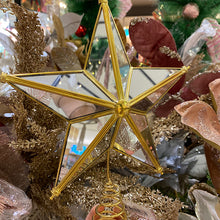 Load image into Gallery viewer, Mirrored Glass Tree Topper
