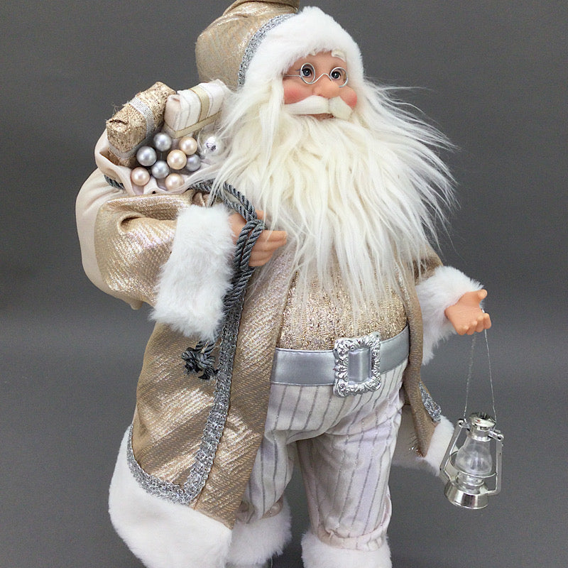 Champagne  Traditional Santa 45cm