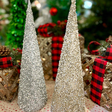 Load image into Gallery viewer, Silver or Gold Christmas  Cone Tree
