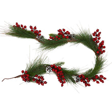 Load image into Gallery viewer, Berry Garland With Pinecones,
