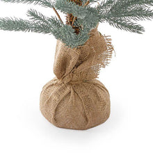 Load image into Gallery viewer, Aspen Blue Pine Burlap Wrapped Real Touch Blue (120cmH)
