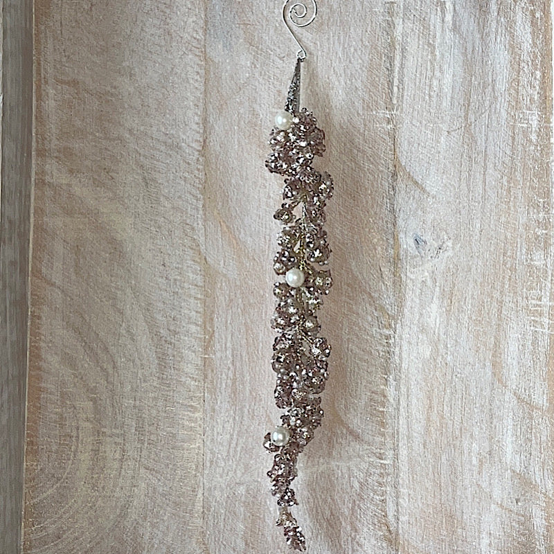 Champagne  blush Glitter Branch