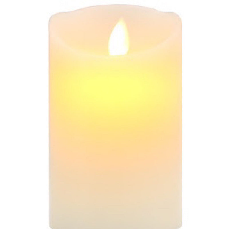 Ivory LED Candle 7.5x12.5cm Flameless