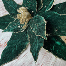 Load image into Gallery viewer, Forrest Green Poinsettia
