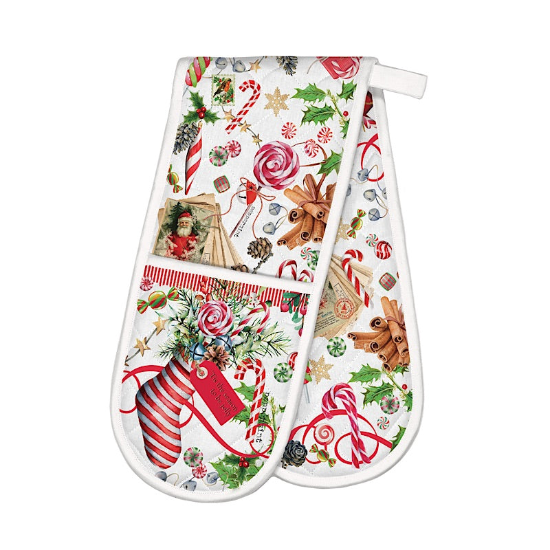 Peppermint Oven Mitt