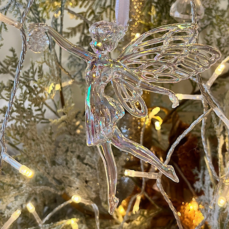 Iridescent Tinkerbell Tree Ornament