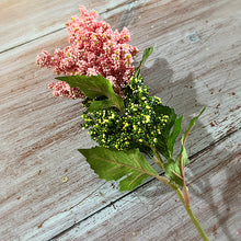 Load image into Gallery viewer, Mini Pink Berries Spray With Leaves
