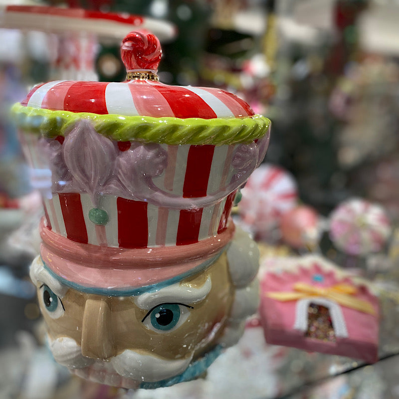 Nutcracker Head Cookie Jar