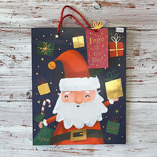 Load image into Gallery viewer, Large Kids Santa/Reindeer Gift Bag
