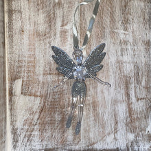 Load image into Gallery viewer, Silver Flying Fairy Tree Decoration
