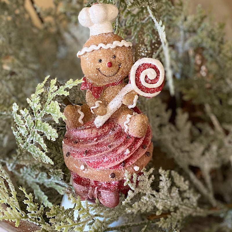 Gingerbread Lollipop Cupcake