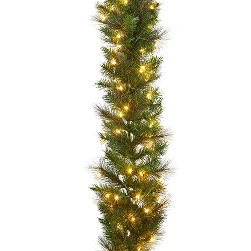 274cm Aussie Pine LED Christmas Garland