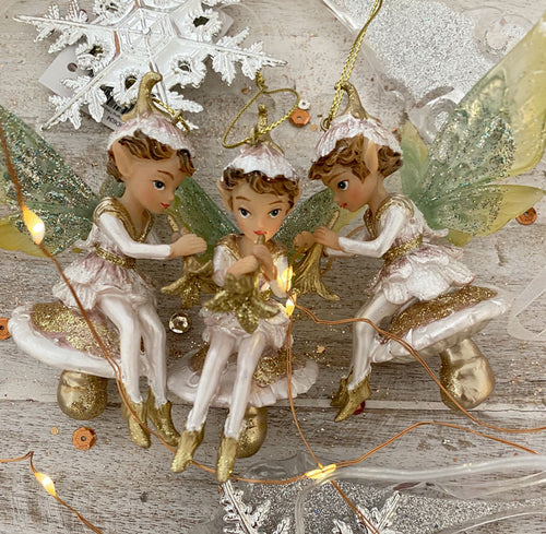 Hanging Fairy on Mushroom