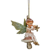 Load image into Gallery viewer, Hanging Fairy on Mushroom
