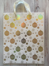 Load image into Gallery viewer, White/Gold  Large   Gift Bag 4 Styles
