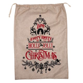 Santas Sack Jute  Natural