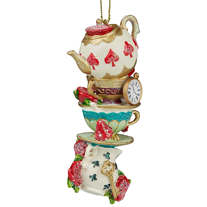 12cmH Tea Party Hanging Christmas Decoration