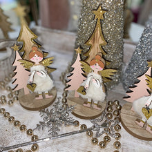 Load image into Gallery viewer, Angel Tree Decoration Wood
