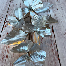 Load image into Gallery viewer, Silver Metallic Blossom Stem
