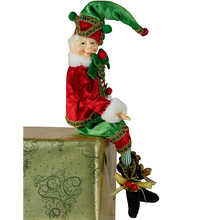 Load image into Gallery viewer, ONLINE EXCLUSIVE ONLY 30cm Candy Swirl Christmas Elf
